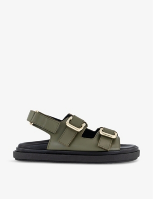 Harper buckle-straps leather sandals