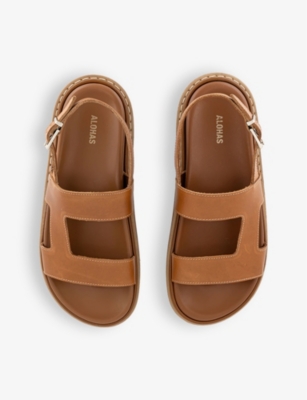 Loreli slingback-strap leather sandals