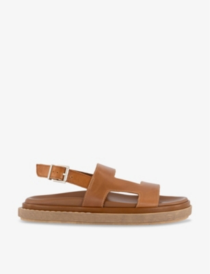 ALOHAS: Loreli slingback-strap leather sandals