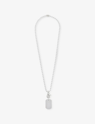 MARTINE ALI: Jax Tag 925 sterling-silver necklace