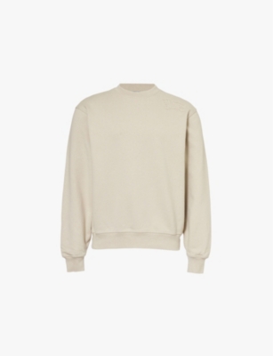 BURBERRY EKD embroidered regular fit cotton jersey sweatshirt Selfridges