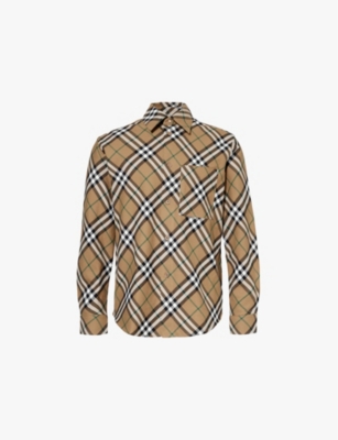 Shop our edit of Burberry men s casual shirts Selfridges