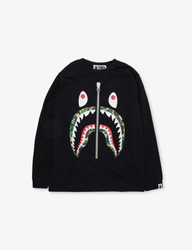 Camo Shark-Print Long-Sleeve Cotton-Jersey Sweatshirt 10-13 Years