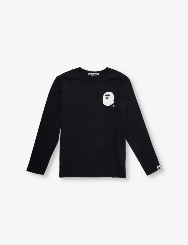 Graphic-print long-sleeve cotton-jersey T-shirt 10-13 years