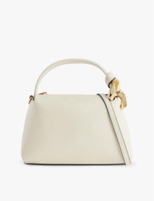 Jw Anderson Off White Corner Small Leather Top-handle Bag