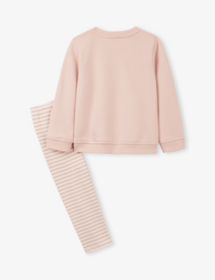 THE LITTLE WHITE COMPANY: Printed Two-Piece Cotton Set 18 Months - 6 Years