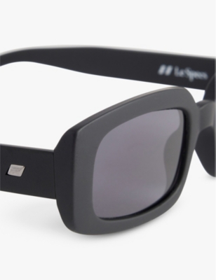 LE SPECS: Dynamite rectangular-frame plastic sunglasses