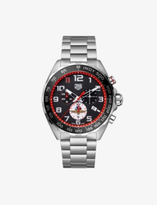 TAG HEUER: CAZ101AW.BA0842 Formula 1 Chronograph X Indy 500 stainless-steel quartz watch