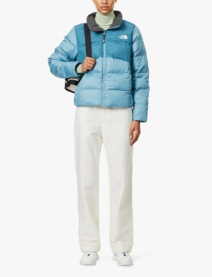 THE NORTH FACE WOMENS THE NORTH FACE SAIKURU EMBROIDERED-BRANDING PADDED SHELL JACKET 