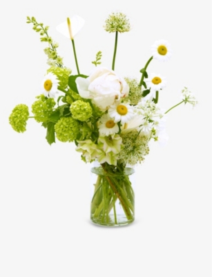 YOUR LONDON FLORIST: Contemporary Neutrals medium fresh flower bouquet