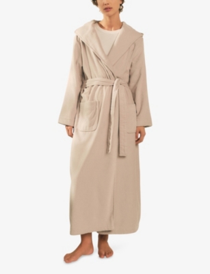 THE WHITE COMPANY: Hooded Cotton-Velour Robe