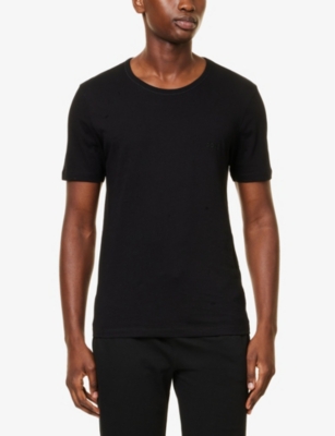 BOSS: Crewneck Brand-Embroidered Pack of Three Cotton-Jersey T-Shirts