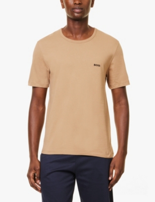 BOSS: Crewneck Brand-Embroidered Pack of Three Cotton-Jersey T-Shirts
