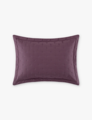 YVES DELORME: Triomphe standard Oxford cotton-sateen pillow case
