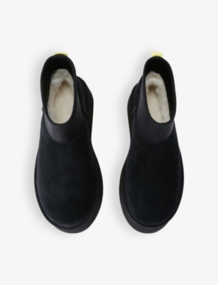 Ugg Mini Platform Ankle Boots In Black