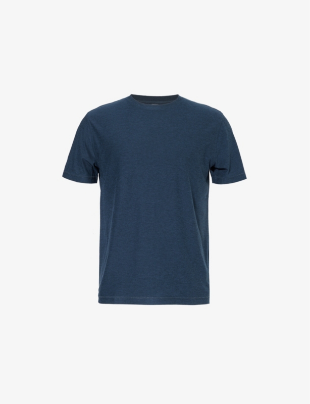 Crewneck moisture-wicking relaxed fit stretch-jersey T-shirt