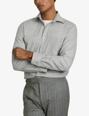 Crawford twin-pocket woven overshirt