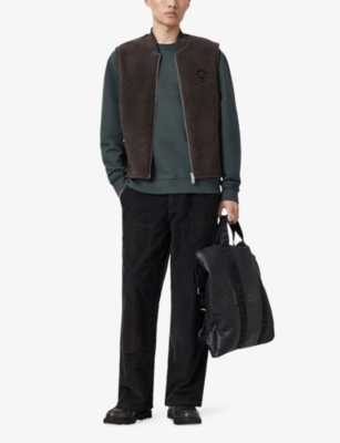 ALLSAINTS: Orlando Brand-Print Cotton Sweatshirt