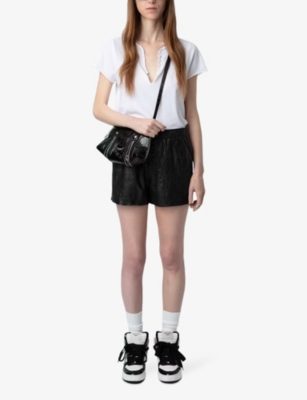 ZADIG&VOLTAIRE: Regular-fit button-neck cotton T-shirt