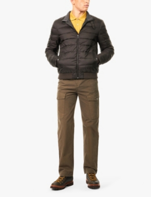 BELSTAFF: Circuit high-neck regular-fit shell-down jacket