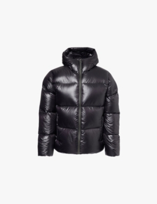 BELSTAFF: Resolve hooded regular-fit shell-down jacket