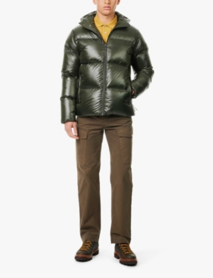 BELSTAFF: Resolve hooded regular-fit shell-down jacket