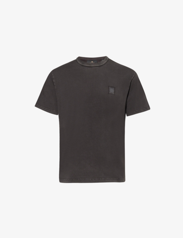 Hockley logo-patch cotton T-shirt