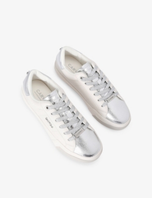 CARVELA WOMENS CARVELA SANTIANA FAUX-LEATHER LOW-TOP TRAINERS 