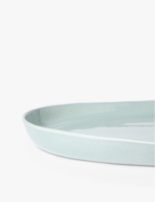 THE CONRAN SHOP: Henley oval ceramic serving platter 33cm