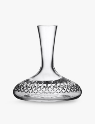 WATERFORD: Lismore Essence crystal glass wine decanter 25cm