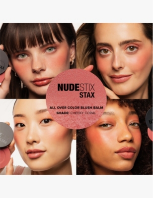 Nudestix Cheeky Coral Stax All Over Colour Blush Balm 2.5g In Cheeky Coral
