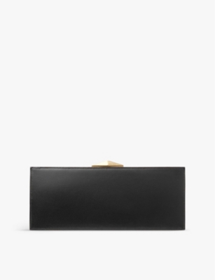 JIMMY CHOO: Diamond Cocktail leather clutch bag