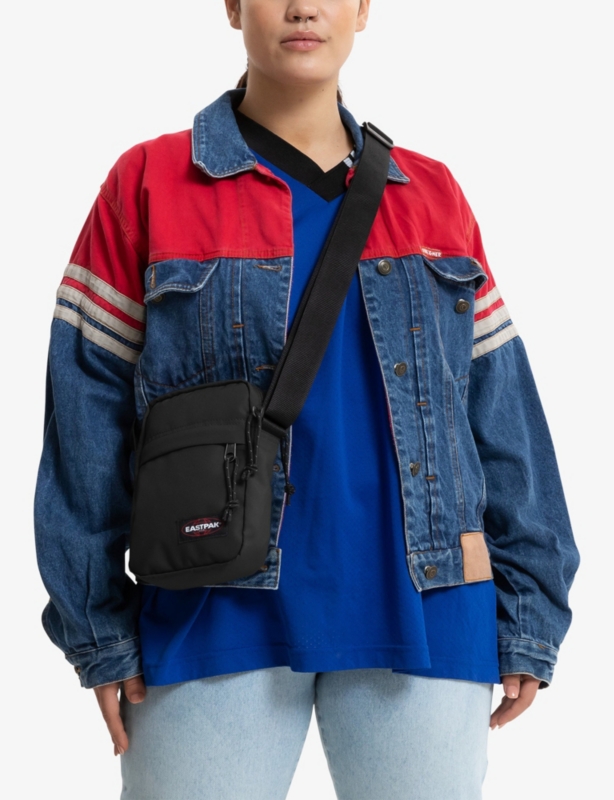 The One logo-patch shell cross-body bag