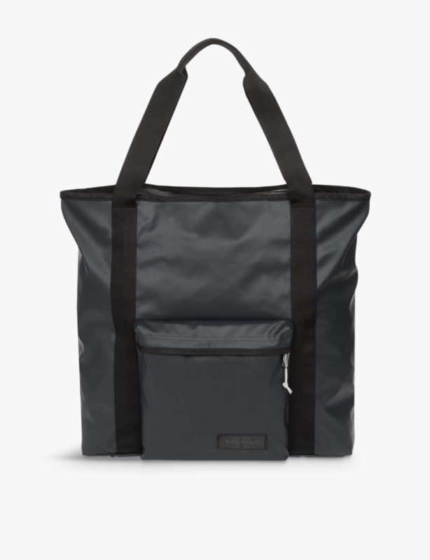 Tarlie logo-patch woven tote bag