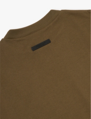 FEAR OF GOD ESSENTIALS: Crew-neck brand-print cotton-jersey T-shirt 2-16 years