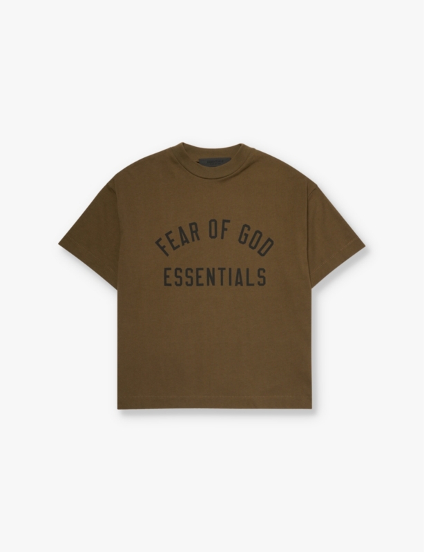 Crew-neck brand-print cotton-jersey T-shirt 2-16 years
