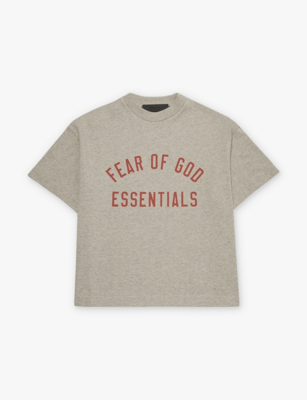 Crew-neck brand-print cotton-jersey T-shirt 2-16 years