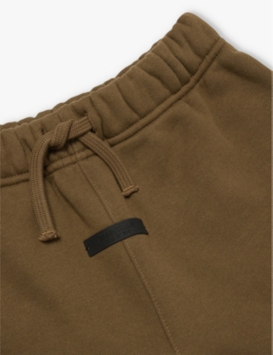 FEAR OF GOD ESSENTIALS: Fleece Soccer two-slip-pockets cotton-blend shorts 2-16 years