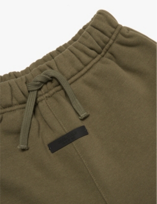 FEAR OF GOD ESSENTIALS: Fleece Soccer two-slip-pockets cotton-blend shorts 2-16 years