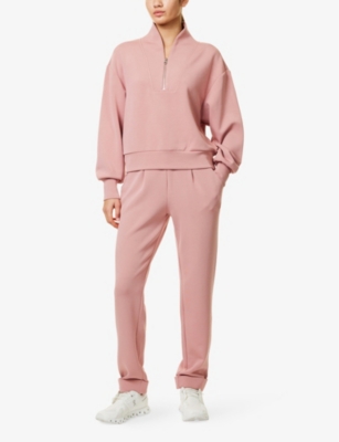 VARLEY: "Rolled Cuff Pant 28.5"" tapered-leg mid-rise stretch-woven jogging bottoms"