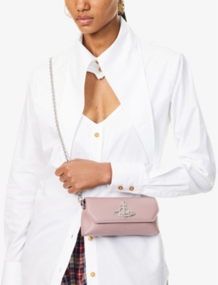 VIVIENNE WESTWOOD: Mini Chain faux-leather cross-body bag