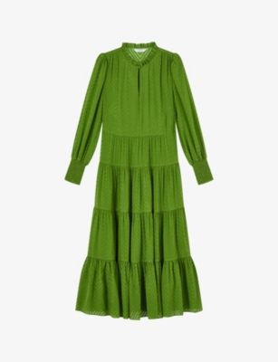 Lk Bennett Marcel Dresses In Gre-bright Green