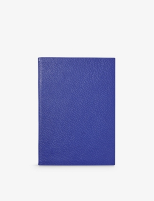 ASPINAL OF LONDON: A5 softcover leather notebook 21.5cm x 15cm
