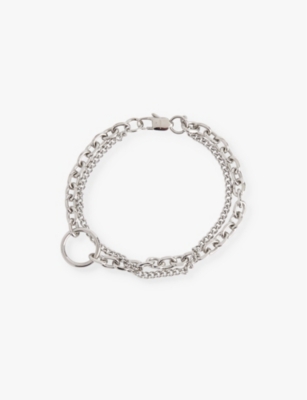 VITALY: Strain recycled stainless-steel bracelet