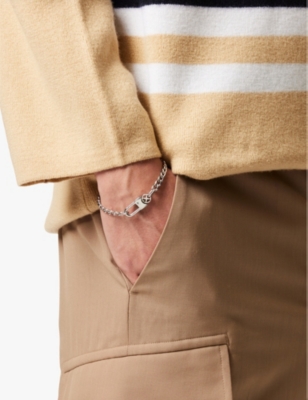Vitaly Mens Stainless Steal Program Steel Bracelet In Stainless Steal