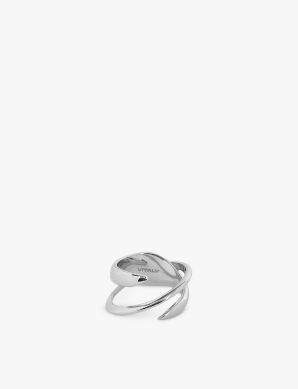 Helix stainless steel ring