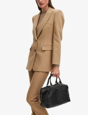 ASPINAL OF LONDON: Hudson leather bowling bag