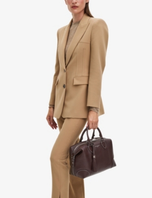 ASPINAL OF LONDON: Hudson leather bowling bag