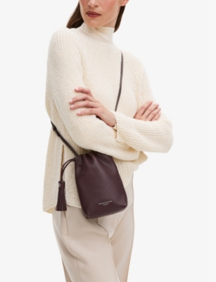 ASPINAL OF LONDON: Hudson leather cross-body bag