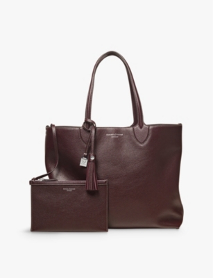 ASPINAL OF LONDON: Hudson Oversized leather tote bag